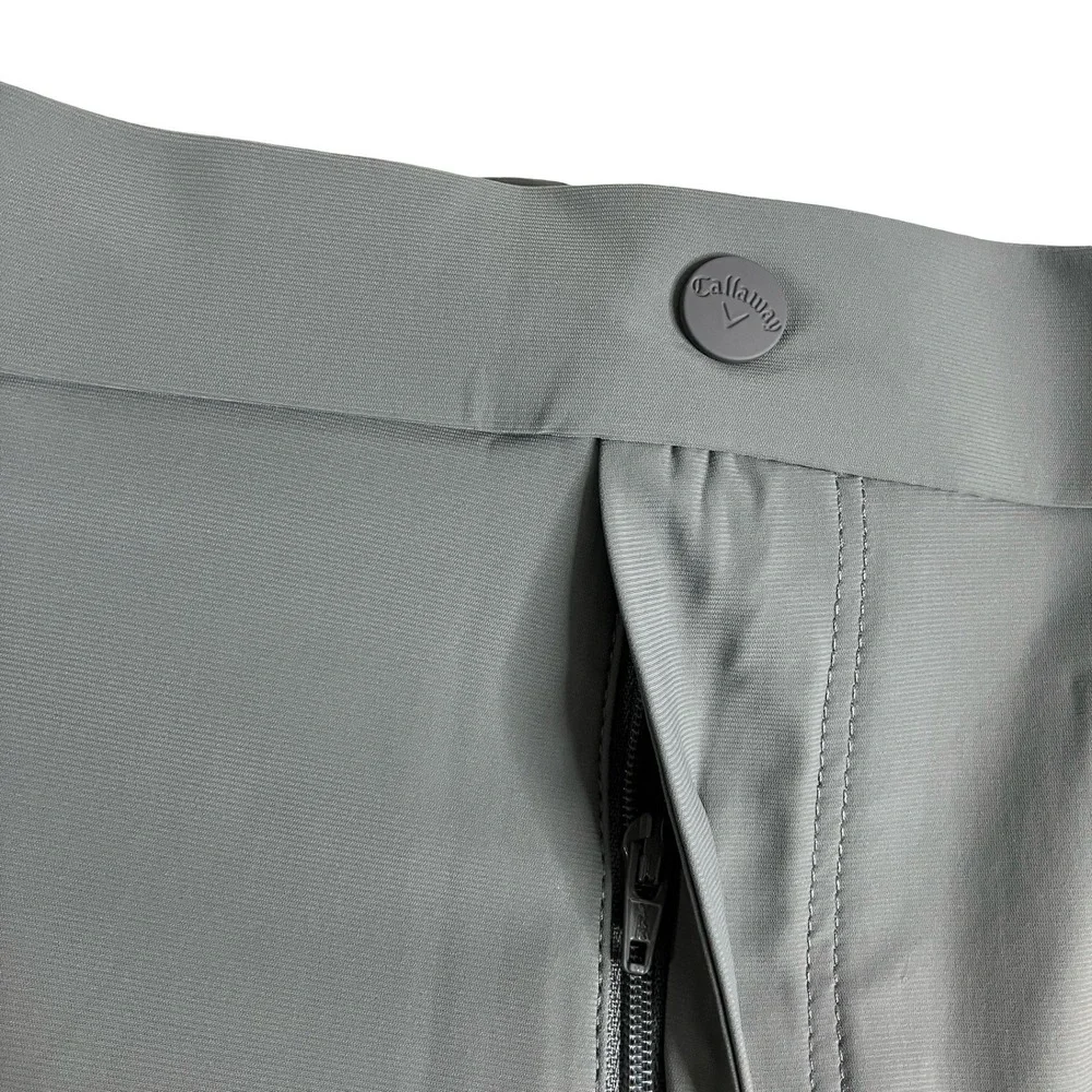 Callaway Epic Pull On Shorts Mens 42 Grey Quiet Shade Golf‎ Performance Stretch